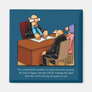 Pension Humor Magnet Party-förmån