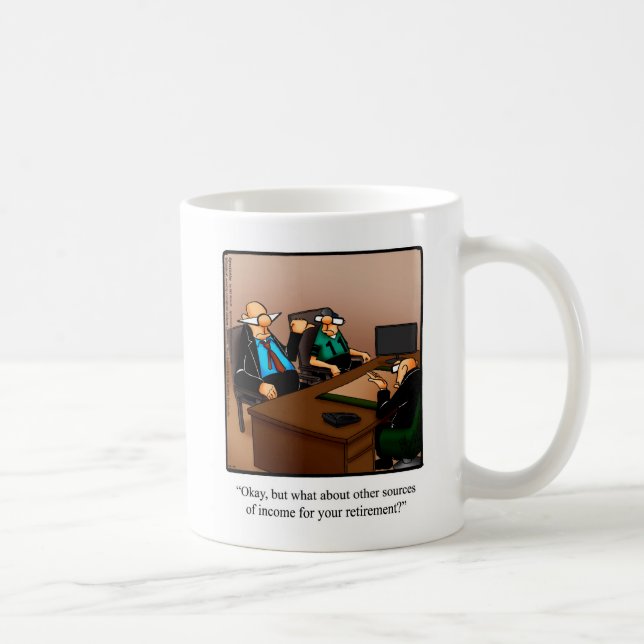 Pension Humor Mugg Gift (Höger)