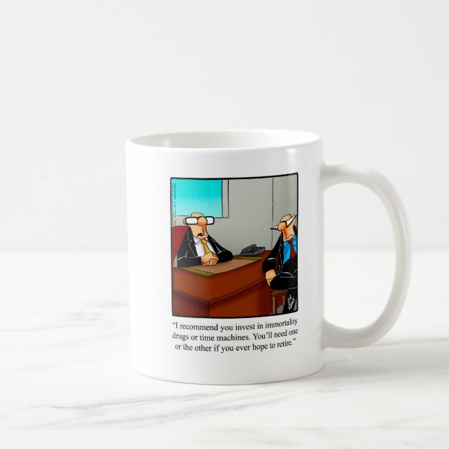 Pension Humor Mugg Gift (Höger)