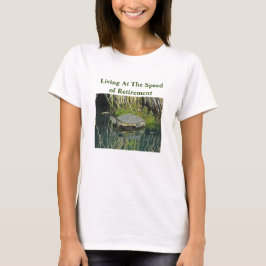 Pension Humor Sjö Turtle Photo Nature Wildlife T Shirt