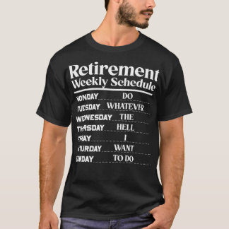 Pension Humor T Shirt
