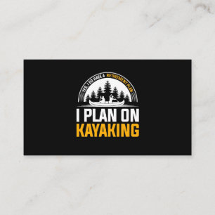Pension I-planen för Kayaking Visitkort