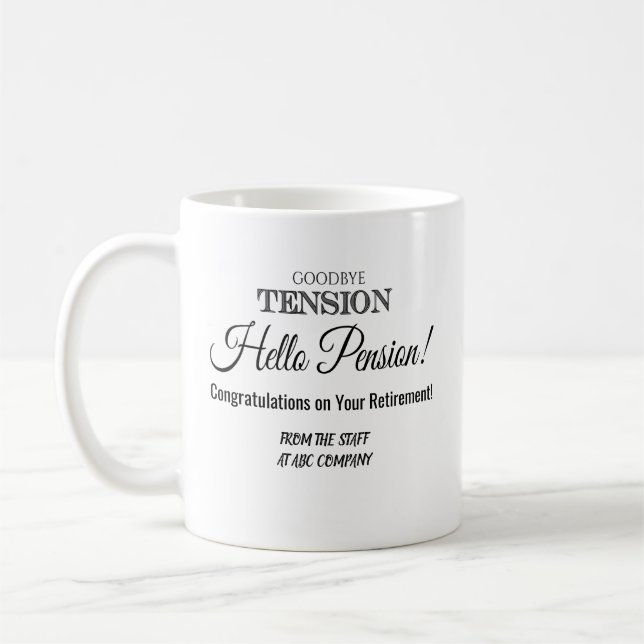 Pension-kaffe Mugg (Vänster)