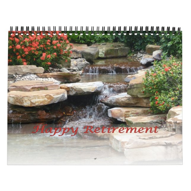 Pension Kalender 2016 Garden Waterfall Cascade (Omslag)