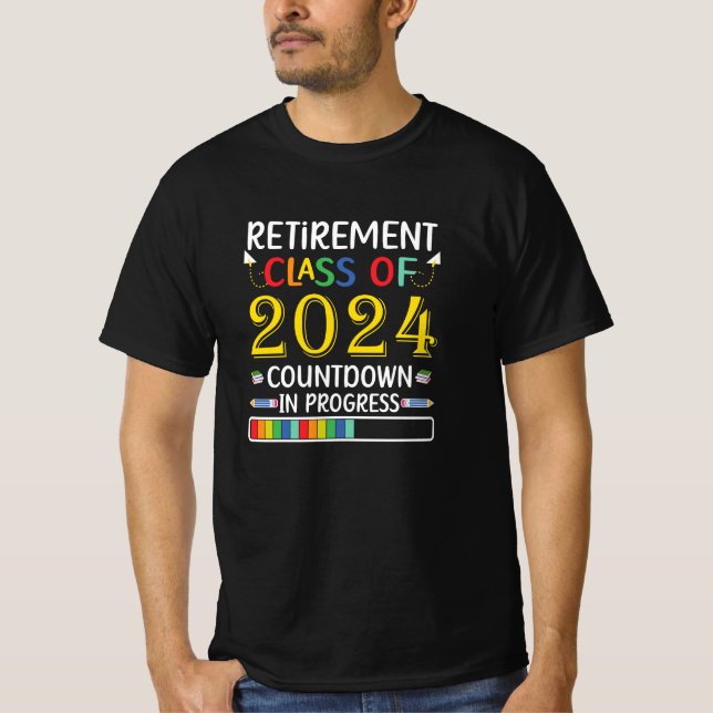 Pension-klass 2024: Förlorad lärare T Shirt (Framsida)
