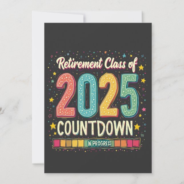 Pension-klass 2025 i Processaa Studenten Tack Kort (Framsida)
