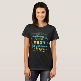 pension-klass med 2024 nedräkning pågår t shirt