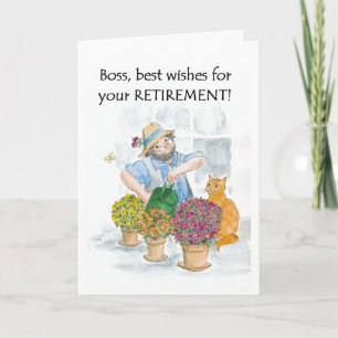 Pension-kort för Chef - Gardener Kort