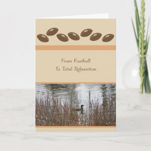 Pension-kort för fotbolls-träning kort