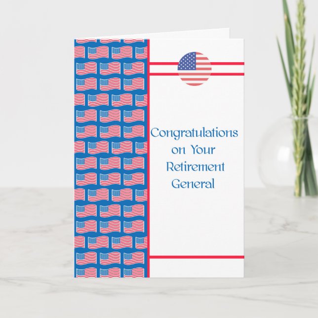 Pension-kort för general kort (Framsida)