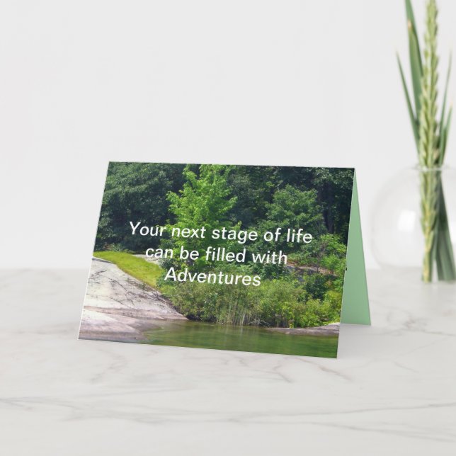 Pension-kort - nästa fas i livet kort (Framsida)