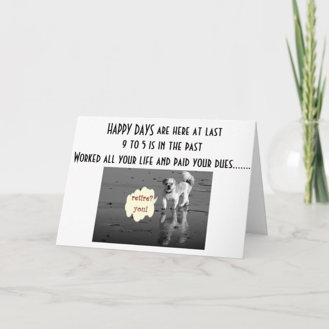 PENSION - LYCKLIG DAGAR ÄR HÄR SISTA!!! KORT (Framsida)