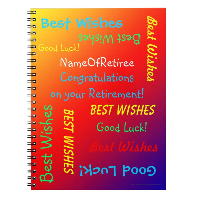 Pension Memory Bok, levande regnbåge Anteckningsbok (Framsidan)