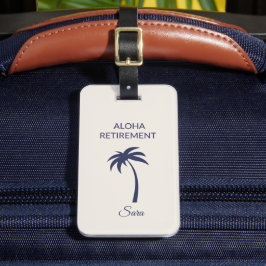 Pension Monogrammed Beach Helgdag Travel Bagagebricka