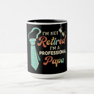 Pension? Nej, jag är Fullt-Time Pappa! Mugg