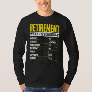 Pension nuvarande Pension-planerad Party-gea T Shirt