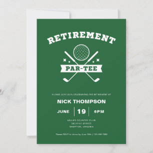 Pension Par-Tee Golf-Temapartyet Inbjudningar