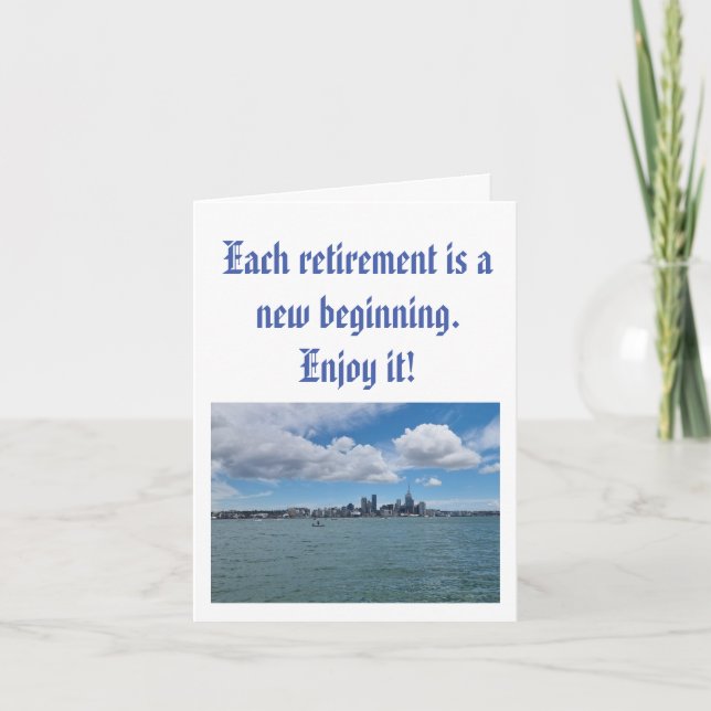 pension-partikbjudan ny zeeländska anteckningskort (Framsida)