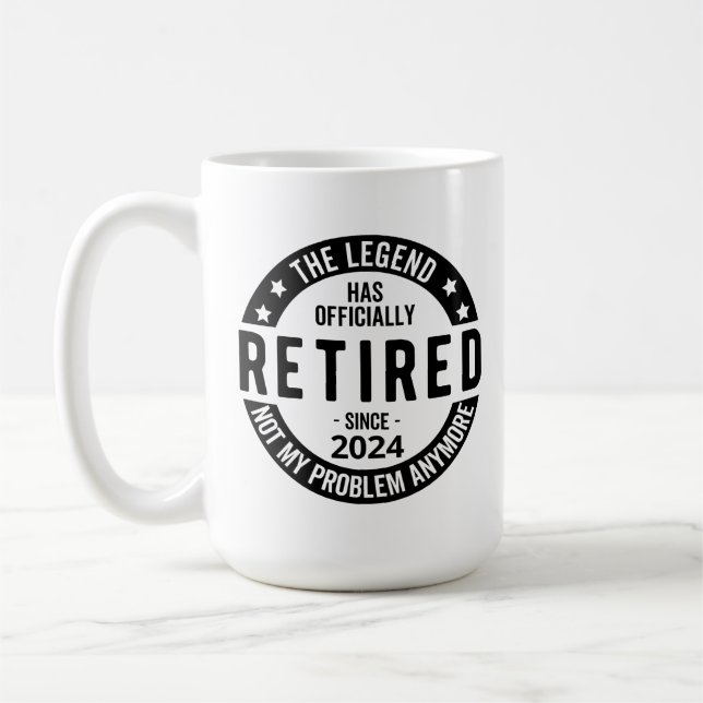 pension party, 2024 pension, pension kaffemugg (Vänster)