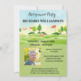 Pension Party fotofoto Golf Party Inbjudningar