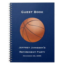 Pension Party Guest Bok, basketboll Anteckningsbok Med Spiral