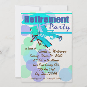 Pension Party/Lounge-stolar Inbjudningar