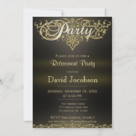 Pension Party | Modern arv Inbjudningar