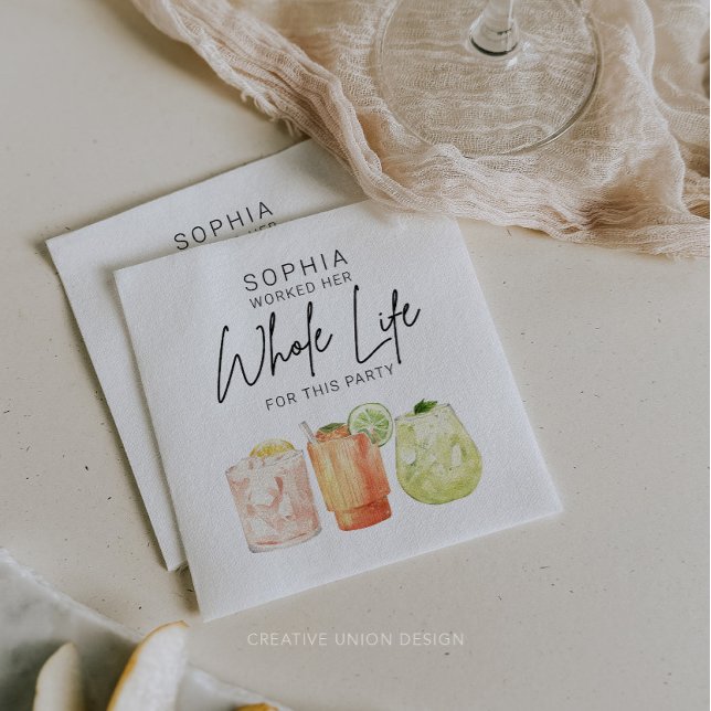 Pension Party Napkins Party Decor Pappersservett (Skapare uppladdad)