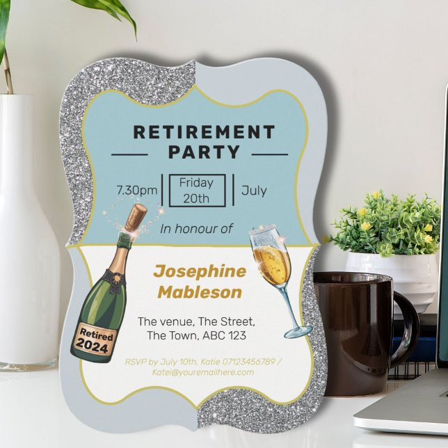 Pension Party, nyligen pensionerad, klassisk Vinta (Skapare uppladdad)