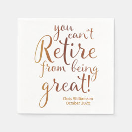 Pension Party Retire Underbar Pappersservett