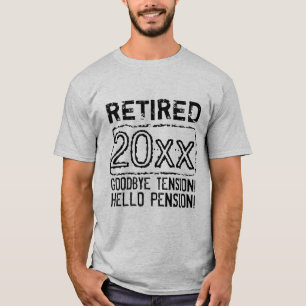 Pension party skjorta för pensionerad pensionär  t shirt