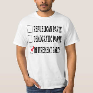 Pension party. t shirt