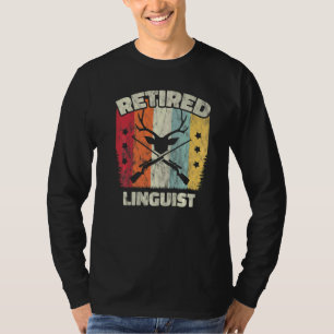 Pension Pensionerad Lingvist T Shirt