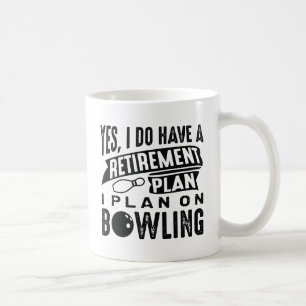 Pension Plan Bowling Kaffemugg
