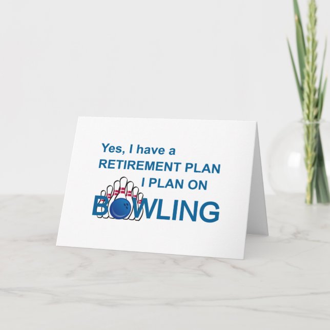 PENSION PLAN - BOWLING KORT (Framsida)