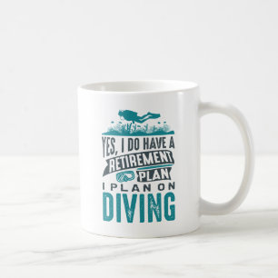 Pension Plan Diving Kaffemugg