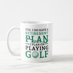 Pension Plan Golf Kaffemugg