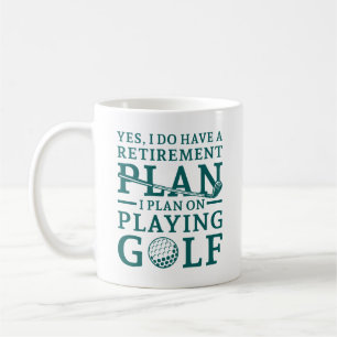 Pension Plan Golf Kaffemugg