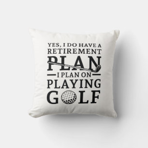 Pension Plan Golf Kudde