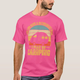 Pension-plan på Roligten Camping Rv Camper Travele T Shirt