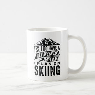 Pension Plan Skiing Kaffemugg