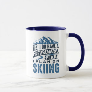Pension Plan Skiing Mugg