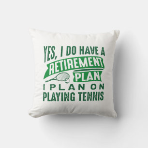 Pension Plan Tennis Kudde