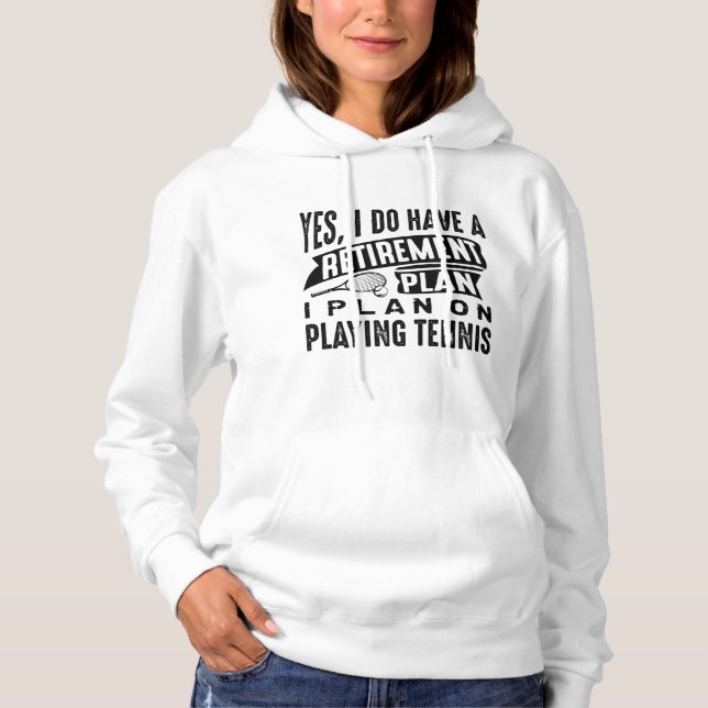 Pension Plan Tennis T Shirt (Framsida)