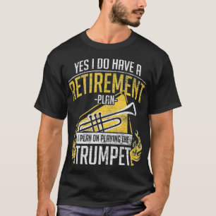 Pension-planen som spelar trumpet t shirt