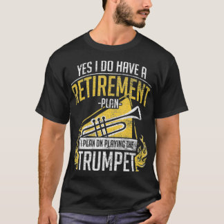 Pension-planen som spelar trumpet t shirt