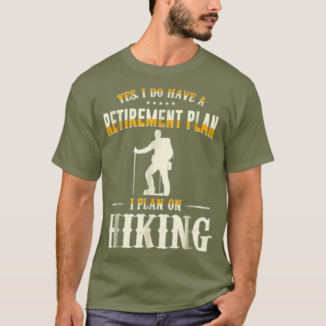 Pension planerar att anställa lönsam outresa t shirt (Framsida)