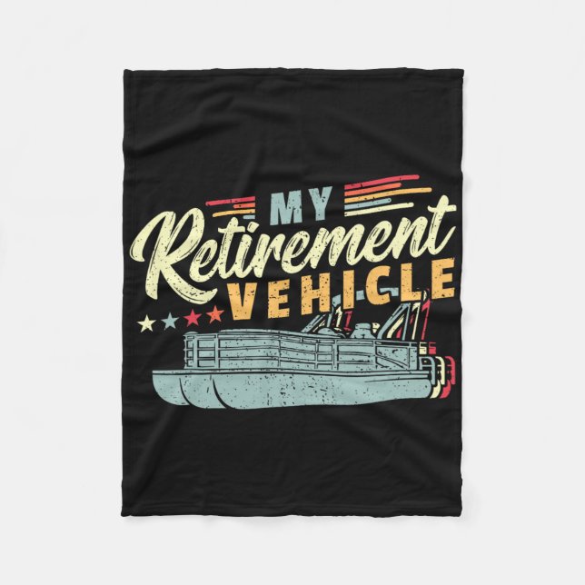 Pension Pontoon Boat Kapten I Gamman Pontoon Fleecefilt (Framsidan)