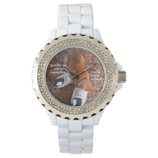 pension presentingerkatt tofflor armbandsur (Framsida)