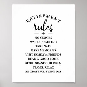 Pension Regler - Förankra glädjen i ett nytt kapit Poster